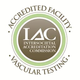 Intersocietal Accreditation Commission: Accredited Facility, Vascular Testing seal